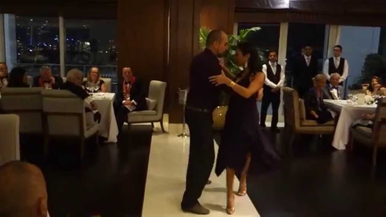 Maya Saliba & Facundo Gil Jauregui at Dubai Chaine des Rotisseurs Dinner - November 2014