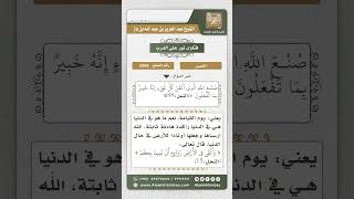 صورة 6269 -  تفسير قوله تعالى (وترى الجبال تحسبها جامدة وهي تمر...) - نور على الدرب