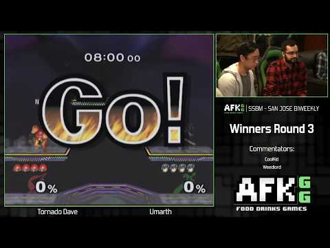 Melee - Umarth (Marth) vs Tornado Dave (Samus) - Winners R3 at AFK9