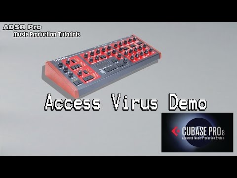 Access Virus A Synth/Synthersizer Presets and editing in Cubase 8