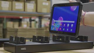 Play product video for 4-Bay Charging Station - Tab Active with OtterBox uniVERSE