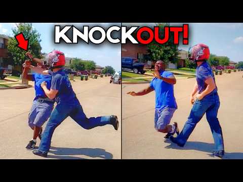 WHEN BIKERS FIGHT BACK | Crazy Motorcycle Moments 2025