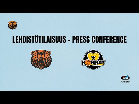 Lehdistötilaisuus Kauhajoki - Lapuan Kobrat 27.12.2025