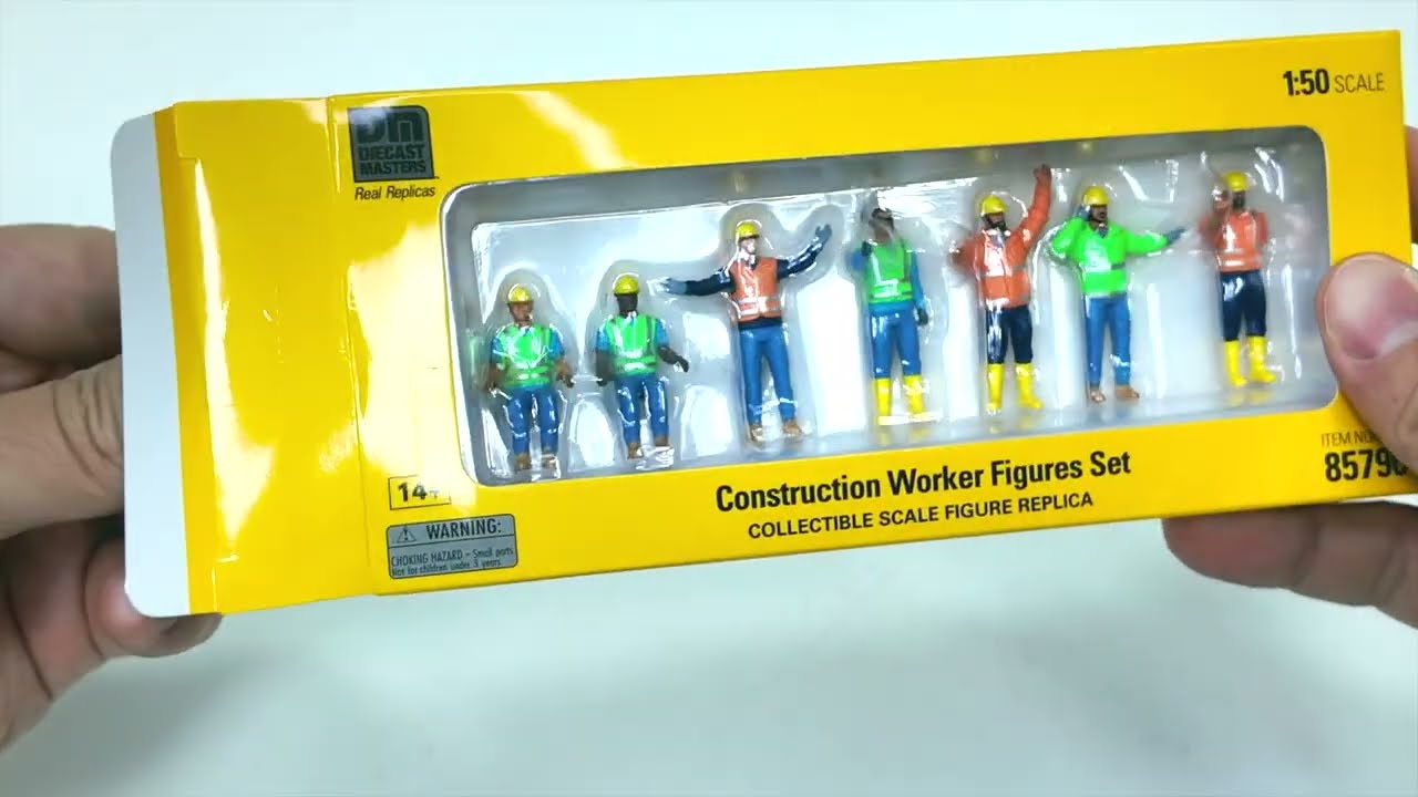 Caterpillar Construction Workers set #85790 [Diecast Masters 1:50]