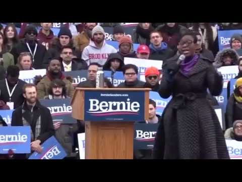 Bernie Sanders kickoff rally in Brooklyn - Nina Turner's great speech!
