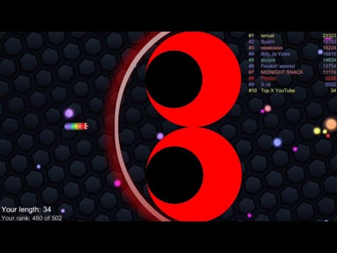 Slither.io A.I INVISIBLE NINJA SNAKE vs TINY Pro Snakes - Epic Skin Slitherio Vip Gameplay - RECORDS