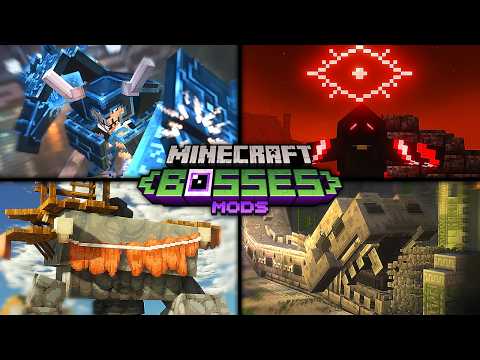 14+ Mods That Add New Bosses To Minecraft 1.21.x / 1.20.1 Forge & Fabric | (Ep 4)