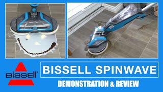 Bissell SpinWave Powered Hard Floor Mop Review & Demonstration