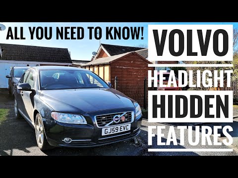 Volvo Headlights?! *HIDDEN FEATURES* - Volvo TIPS and Tricks