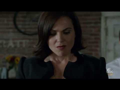 Evil Queen as Regina with Henry Hook Snow  - Once Upon A Time 6x08