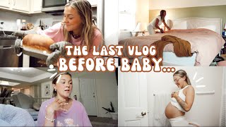 the last vlog before baby!! day in my life🤰🏽♥️
