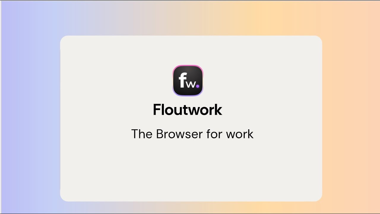 Floutwork video preview