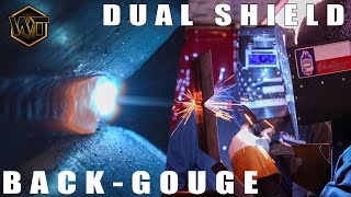 2G Dual Shield Welding | Back-gouge featuring Weld.Com