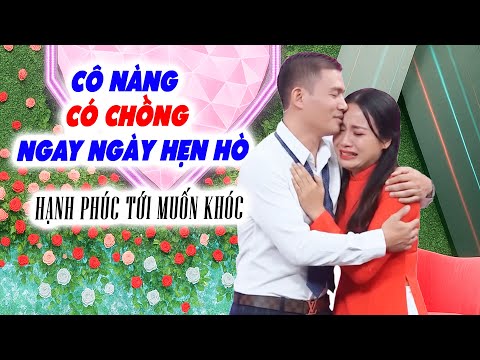 GẶP CHỒNG ngay trên sân khấu cô nàng BẬT KHÓC NỨC NỞ được tặng váy cưới luôn - Hẹn Hò Quyền Linh