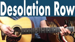 Bob Dylan Desolation Row Guitar Lesson + Tutorial