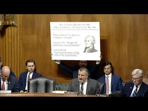 Sen. Ted Cruz Chairs Judiciary Oversight Subcommittee Hearing on Holding Rogue Judges Accountable