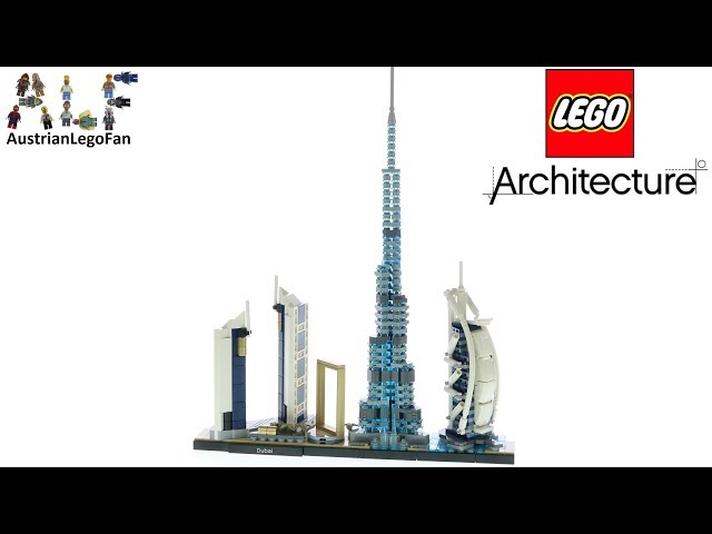 Vídeo relacionado con LEGO Architecture Skylines: Dubai 21052 Building Kit, Collectible Architecture Building Set for Adults, New 2020 (740 Pieces)