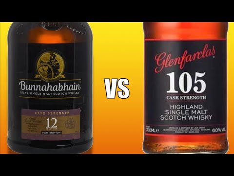 Bunnahabhain 12 Cask Strength vs  Glenfarclas 105 Single Malt Scotch Whisky