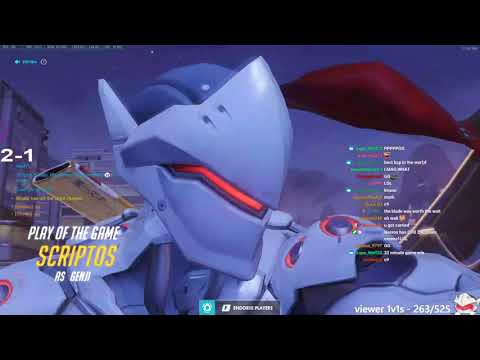 NECROS IS THE FASTEST GENJI -  GAMEPLAY OVERWATCH SEASON 24 TOP 500