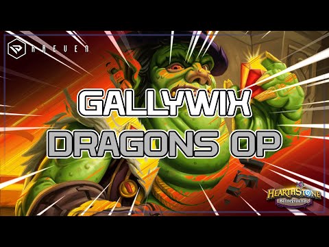 INSANE SCALING WITH GALLYWIX DRAGONS | GVeRaeveN Hearthstone Battlegrounds