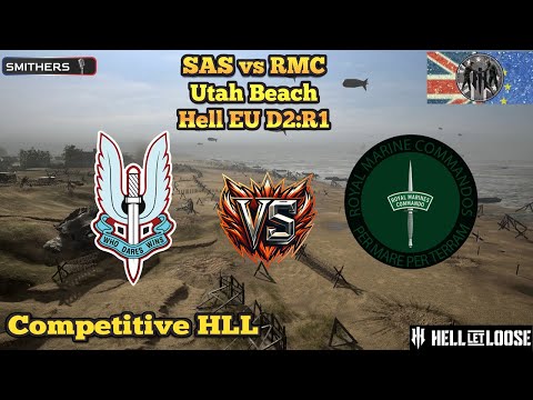 Hell Let Loose - SAS vs RMC - Utah Beach - HELL EU - Div 2 Round 1 - Competitive HLL