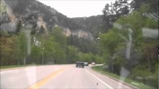 preview picture of video 'South Dakota Motorcycle Video 7 - Spearfish Canyon'