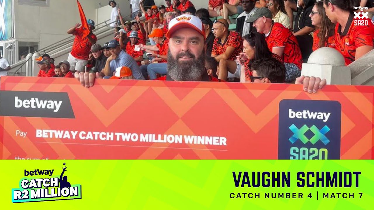 Betway Catch R2 Million | 4th Catch: Vaughn Schmidt | Match 7: SECvPR
