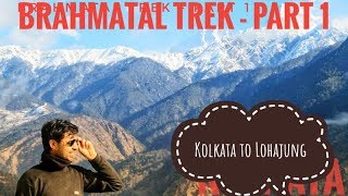 preview picture of video 'Brahmatal Trek | Snow Trek | Reaching Lohajung | Part 1'