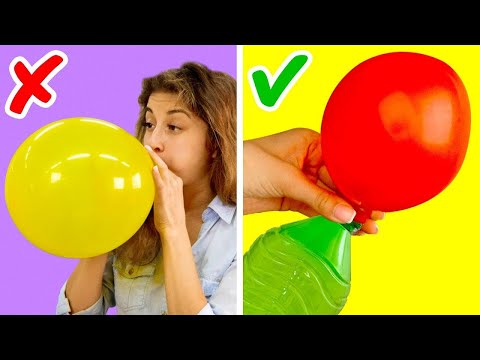 17 حيلة عملية رائعة باستخدام البالونات