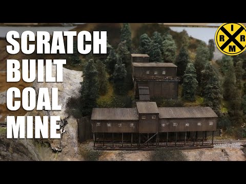 094: My N Scale Coal Mine Scratch Build!