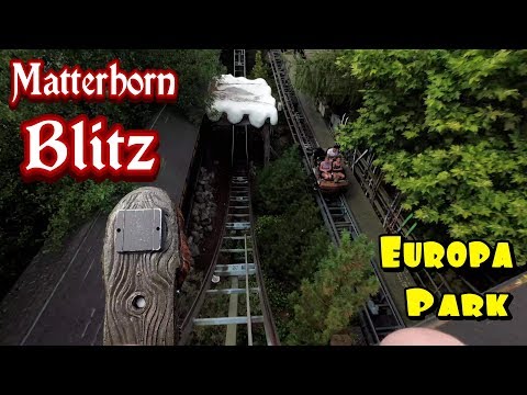 Europa Park - Matterhorn Blitz - Onride - Front Row