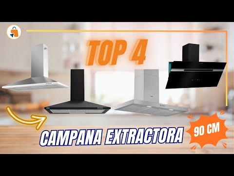 Las 4 MEJORES Campanas Extractoras de 90cm en 2026 | Guía de Compra Definitiva (Calidad-Precio)