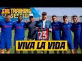 ✨ COLDPLAY MEETS BARÇA PLAYERS in TRAINING ??