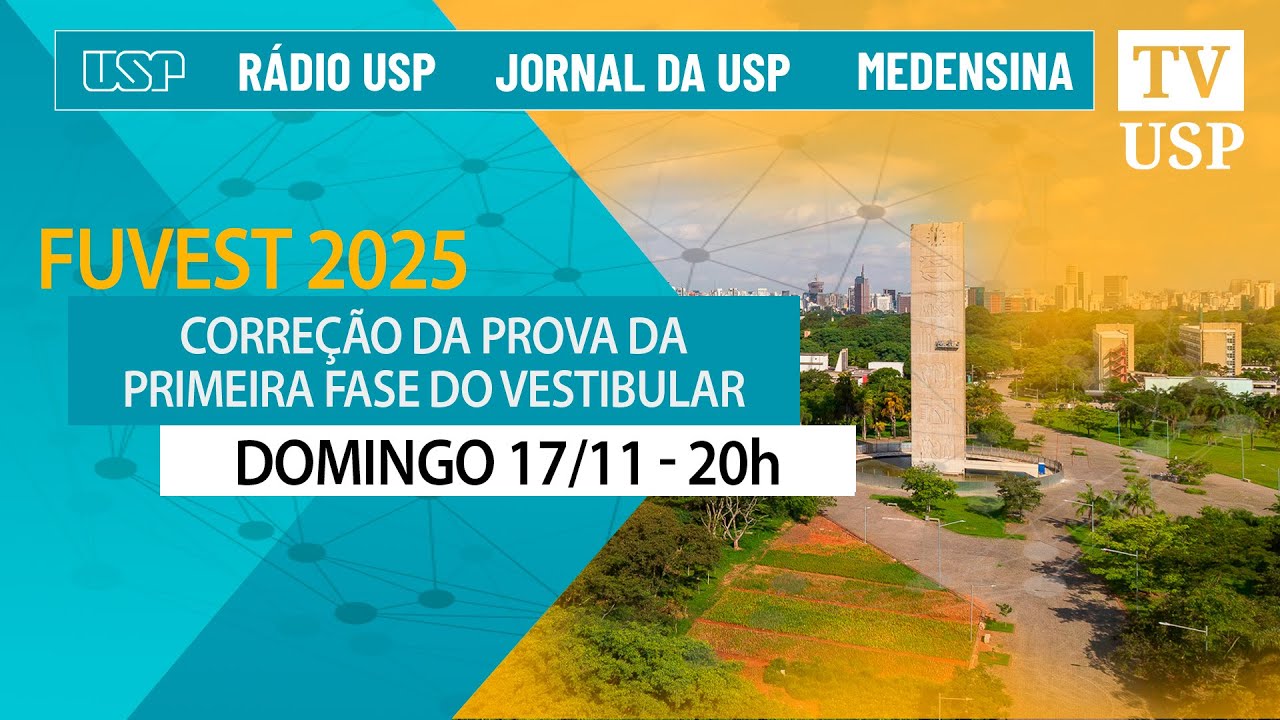 🔴 Fuvest 2025 - Correção da prova da primeira fase do vestibular