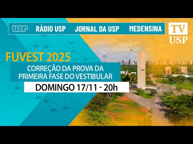 🔴 Fuvest 2025 - Correção da prova da primeira fase do vestibular