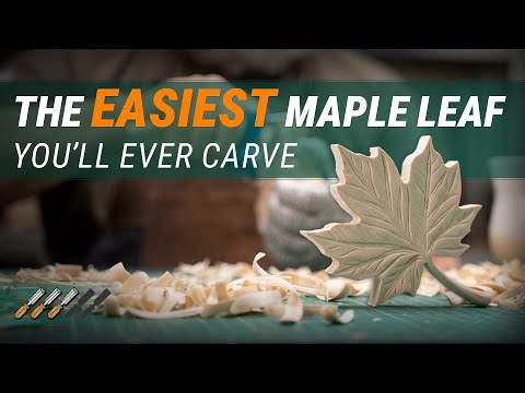 Maple Leaf Carving