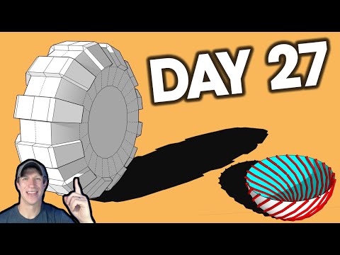 Learn SketchUp in 30 Days DAY 27 - Modeling with HIDDEN GEOMETRY!