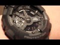 Casio G-SHOCK GA110-1B Unboxing and Review ...