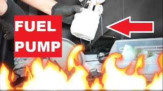 Nissan Sentra FUEL PUMP installation (complete tutorial)