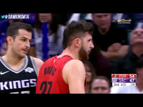 Jusuf Nurkic Full Highlights (01/01/2019) vs Kings---24 Pts 23 Rebs 7 Asts 5 Blks!