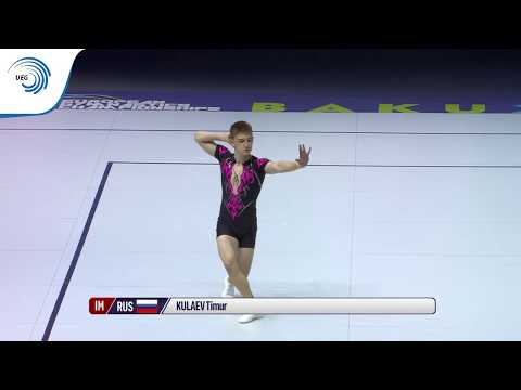 Timur KULAEV (RUS) - 2019 Aerobics European silver medallist, individual men