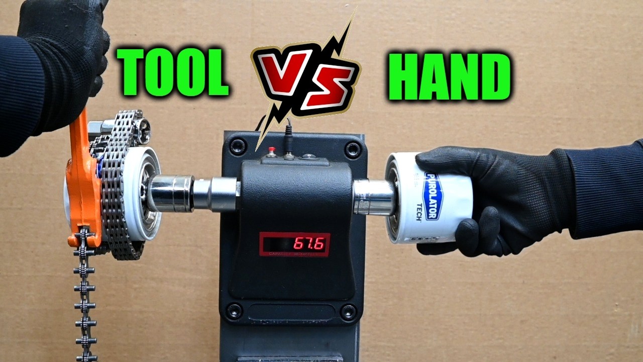 Strongest Oil Filter Tools vs Hand Grip