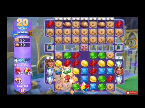Wonka's World of Candy Level 812 NO BOOSTERS - A S GAMING ✔