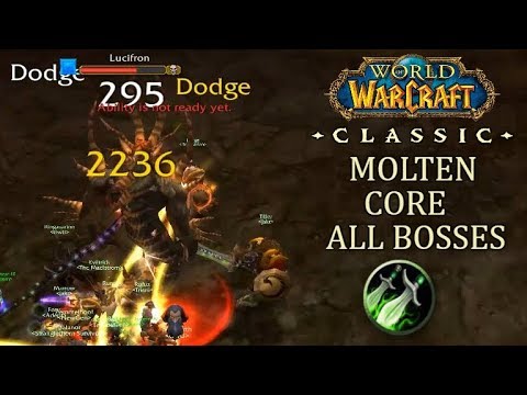 Melee DPS is FUN! Molten Core All Bosses (Rogue PoV) | Classic WoW Gameplay Raid
