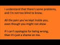 Akon - Sorry blame it on me with lyrics 