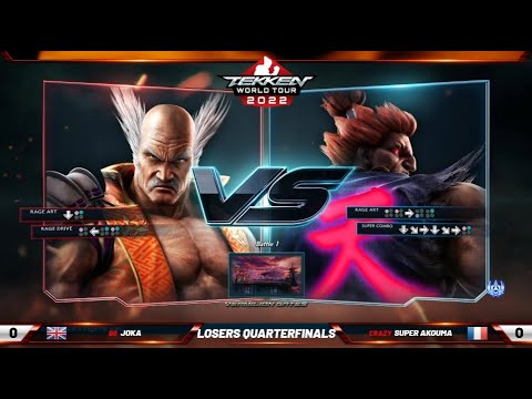 Joka (Heihachi) vs. Super Akouma (Akuma) 2022 TWT Masters - CEO 2022 - Top 8: Losers Quarter-Finals