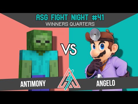 ASG 41 WINNERS QUARTERS - Antimony (Steve) vs Angelo (Dr. Mario)