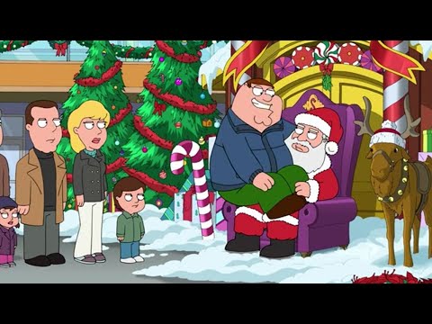 Family Guy - Some fat kid sitting on Santa's lap taking all day