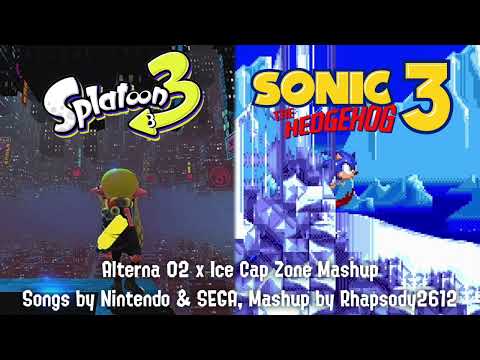 Splatoon 3 x Sonic the Hedgehog 3 [Alterna 02 and Ice Cap Zone Mashup]