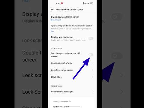 how to enable double tap to wake or turn off the screen on android phone
